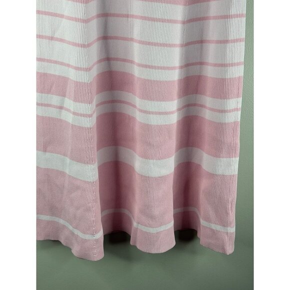 GENERATION LOVE Tiana Knit Sweater Skirt Gold Chain Pink Stripe Size XXS NWT - Picture 7 of 9